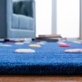thumbnail image 4 of SAFAVIEH Kids Colorful Polka Dots Area Rug, Navy, 5' x 5' Round, 4 of 10