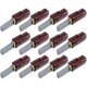 thumbnail image 1 of Escobillas de carbón para motor de aspiradora eléctrica Ametek Lamb 2311480, 333261, 33326-1 (6 unidades), 1 of 5
