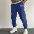 thumbnail image 2 of Pantalones deportivos holgados de punto para hombre, para otoño-invierno, estilo urbano, 2 of 4