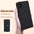 thumbnail image 2 of Allytechgroup Wallet Case for iPhone XS/X with Credit Card Slot, RFID Blocking PU Leather Case with Lanyard & Shoulder Strap & Kickstand Shockproof Bumper for Women Men, Black, 2 of 8
