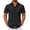 Black, variant on COOFANDY Men's Button Up Shirts Short Sleeve Button Down Shirt Men Casual Dress Shirts for Men