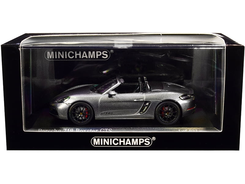 Porsche 718 Cayman Gts 4 0 9 Boxster Gray Metallic Limited Edition To 402 Pieces Worldwide 1 43 Diecast Model Car By Minichamps Walmart Com
