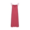 thumbnail image 7 of Hurxie Women's Sleeveless Long Nightgown Dresses with Floral Lace Hot Pink,M, 7 of 7