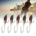 thumbnail image 4 of Single Hook Ice Fishing Artificial Simulation Long Shot Winter Lure Bait Fishing Tackle With Hook6#, 4 of 8