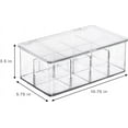 thumbnail image 3 of Sorbus Organizer Storage Bins with Hinged Lids & Removable Compartments - Kitchen Pantry Organizer Box for Tea Bags, Candy's, and Small Household Items, 3 of 7