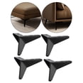 thumbnail image 2 of Paquete de de muebles de alta resistencia, patas de armario, sofá de pzas, patas de estilo modern tocador, armario, armario de TV, Negro 10cm Baoblaze Patas del gabinete del sofá, 2 of 8