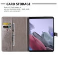 thumbnail image 2 of for Samsung Galaxy Tab A7 Lite 8.7 Inch 2021 Model (SM-T220/T225/T227) Case, Embossed Cat & Tree PU Leather Retro Shockproof Magnetic Clasp Wallet Card Slots Folio Kickstand Cover, Gray, 2 of 6