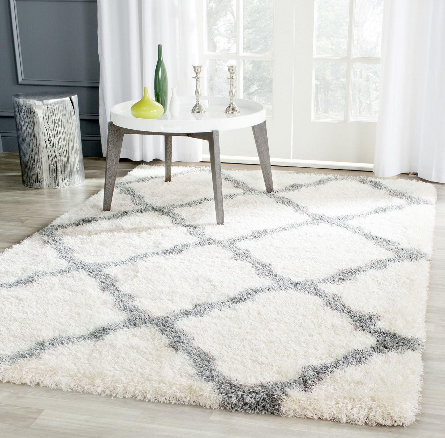 Safavieh Montreal Cebrail Tapis Géométrique Shag