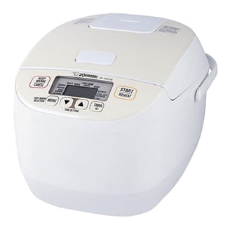 Zojirushi NS-WTC10 Micom 5.5-Cup Rice Cooker & Warmer | Micro-Computerized With Multiple Menus, White