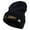 Navy, variant on Golden US Army Embroidered 12 Inch Long Knitted Beanie - Navy OSFM