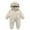 Beige, variant on WREESH Newborn Baby Girls Boys Winter Warm Bunting Onesie Fleece Footie Snowsuit Cartoon Hooded Romper Jumpsuit Outfits Baby Clothes Beige