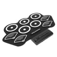 thumbnail image 3 of Electronic Drum Set Roll Up Practice Pad Midi Kit with Pedals Sticks Gift for Kids, 3 of 5