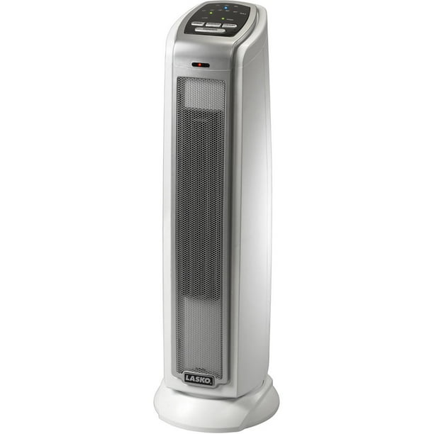 Lasko 22 Inch Ceramic Tower Heater with Comfort Heat Settings and Built