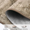 thumbnail image 5 of ATHOPE 5x7 Area Rug for Living Room, Vintage Medallion Non-Slip Soft Low Pile Washable Rug Large Distressed Rug Indoor Retro Carpet for Bedroom Dining Room Home Office, Linen Beige, 5 of 8