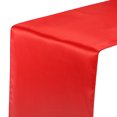 thumbnail image 1 of Unique Bargains 6 Pack Satin Table Runner, 12'x108' Smooth Silk Table Runner, Red, 1 of 7