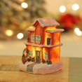 thumbnail image 2 of Home Christmas Tabletop Decoration, Lighted Resin Gingerbread House with Gingerbread Man, Glittered Light Up Sill Table Centerpieces for Winter Indoor Decor, 2 of 4