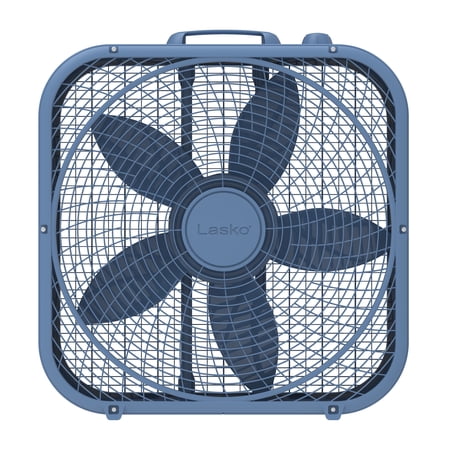 Lasko Cool Colors 20 3-Speed Energy Efficient Box Fan, Laguna Blue, B20312