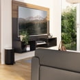 thumbnail image 4 of Mueble TV Duo 80", Atlas del Descanso Color Nogal con Negro, 4 of 8