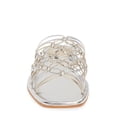 thumbnail image 4 of Jeffrey Campbell Emersyn Silver Gold Flat Mule Strappy Slide Sandal (8.5,Silver/Gold), 4 of 6