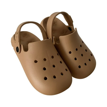 

Wish Women‘s Garden Clogs Shoes Sandals Slippers-Brown(40/41 EU) S1448