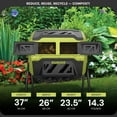 thumbnail image 3 of Sun Joe Outdoor Tumbling Composter, Dual Chamber, 2-10 Weeks Compost, 42 Gallon, SJ-CMPS1, 3 of 8