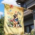 thumbnail image 3 of German Shepherd Celebrates Spring and Enjoys a Happy Easter House Flag 28x40in Double Sided Alsatian Dog Lover Gifts Outdoor Decor - 02001, 3 of 5