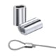 thumbnail image 5 of Kit de suspensión de luces de cadena, cable de acero inoxidable revestido de 20 m para decoraciones de patio y jardín, resistente con tensores ajustables, fácil instalación Kit de suspensión de luces, 5 of 5
