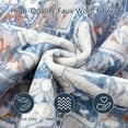 thumbnail image 6 of TWINNIS Boho Area Rug Soft Indoor Living Room Carpet,Light Blue Bohemian Rug for Bedroom,2'x3'Non-Slip Washable Decorative Rug, 6 of 7