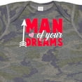 thumbnail image 4 of Inktastic Valentine's Day Man of Your Dreams with a Heart and Arrow Boys or Girls Baby Bodysuit, 4 of 5
