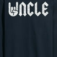 thumbnail image 3 of Instant Message - Uncle Rock and Roll Design - Men's Long Sleeve T-Shirt, 3 of 6