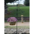 Ashman 91 Inch Shepard's Hook Floral Design Ground Stake Plant Hanger