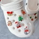 thumbnail image 4 of Juego de 12 adornos navideños para zapatos: hombrecito de jengibre y árbol de Navidad verde, adornos brillantes de ABS para zuecos y zapatillas, regalo navideño., 4 of 8