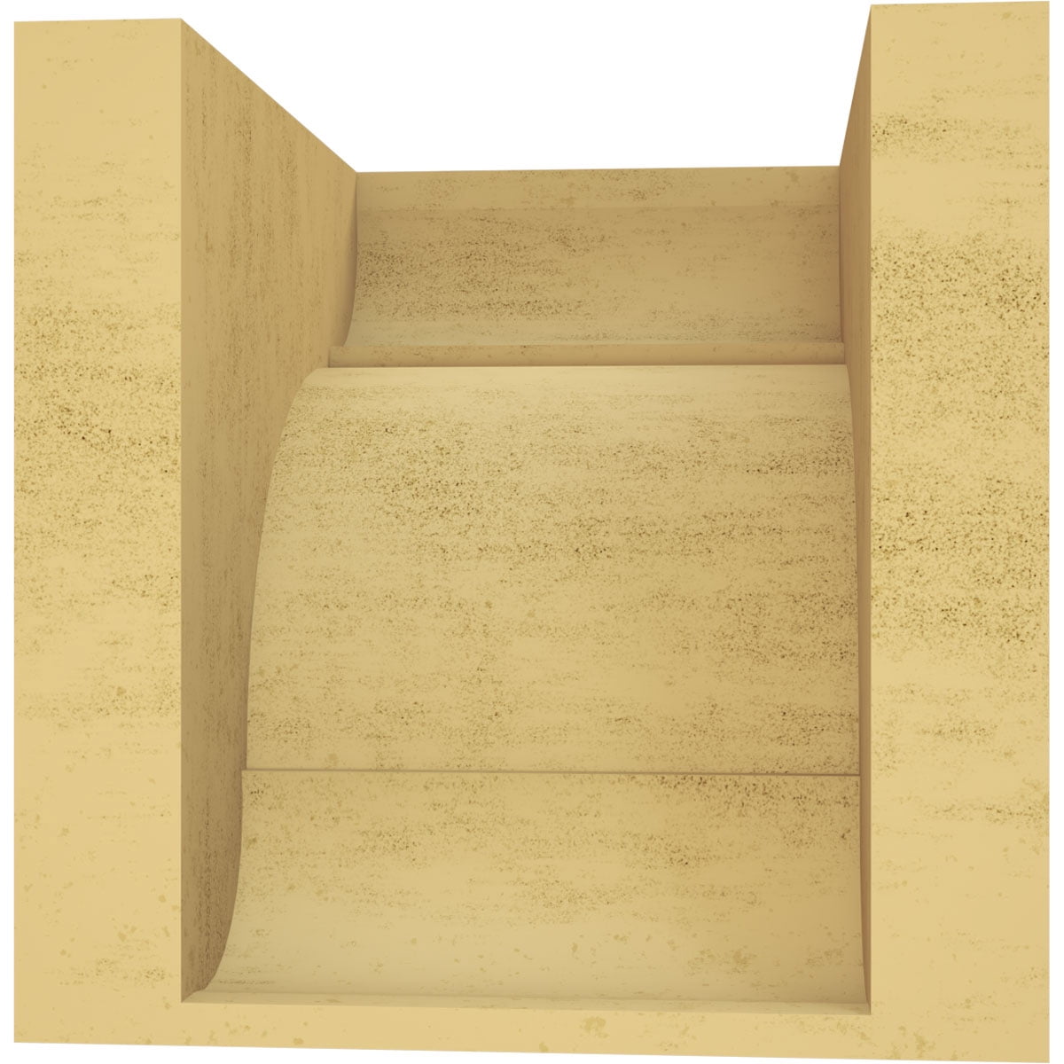 9"W x 9"D x 9"H Wide Bryant Rough Cedar Woodgrain TimberThane Corbel, Primed Tan