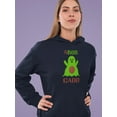 thumbnail image 2 of A Boo Cado Funny Halloween Pun  Hoodie Women -Image by Shutterstock, Female XX-Large, 2 of 4