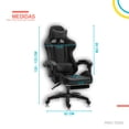 thumbnail image 2 of Silla Gamer Reclinable Ergonómica Con Descansa Pies Titano TT-SGCRP-B, 2 of 6
