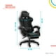 thumbnail image 2 of Silla Gamer Reclinable Ergonómica Con Descansa Pies Titano TT-SGCRP-B, 2 of 6