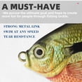thumbnail image 4 of ABPETE Fishing Lures, gill Swimbait - Slow-Sink  Glide Bait for Largemouth Bass & Crappie, Lifelike Multi-Joint Lure with Corrosion-Resistant Hooks, 4 of 6