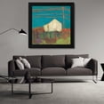 thumbnail image 3 of Sue Jachimiec 20x20 Black Modern Wood Framed Wall Art Titled - Fon Barn II, 3 of 6