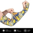 thumbnail image 3 of Daiia Sicilian Style UV Sun Protection Arm Sleeves - Cooling Compression Arm Sleeve - Sports & UV Arm Sleeves for Men & Women, 3 of 8