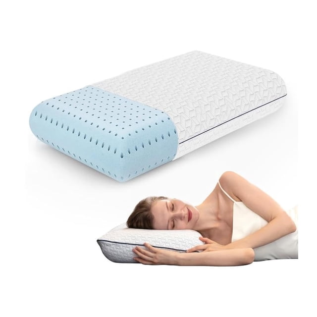 Almohada Vaverto King Size, espuma viscoelástica, soporte firme