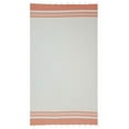thumbnail image 3 of Swan Comfort Peshtemal Turkish Bamboo Towel Beach Pool Cover Up Picnic Bath Spa Sauna - ( Peach ), 3 of 6