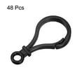 thumbnail image 3 of Plastic Lobster Clasps, Claw Snap Hooks for Keychains DIY Black, 48Pack, 3 of 6