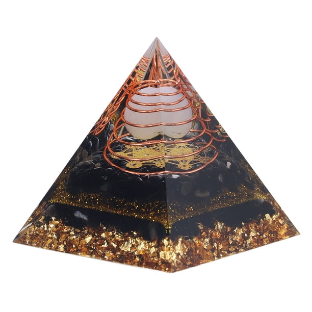 Pirámide De Orgón De Piedra, Adorno Decorativo De Pirámide De Piedra De Equilibrio Energético Para Yoga, Meditación, Dormitorio