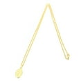 thumbnail image 5 of Necklace Gold Coated Maria Coin Silver Medal Gold Chain Choker [STARS] Men's, 5 of 9