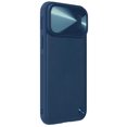 thumbnail image 2 of ELEHOLD Rugged Luxury Case for iPhone 14 Pro Max 6.7 inch Leather Back Slide Lens Cover Non-Slip Anti-Fingerprint Shockproof Protective Cover,Blue, 2 of 9