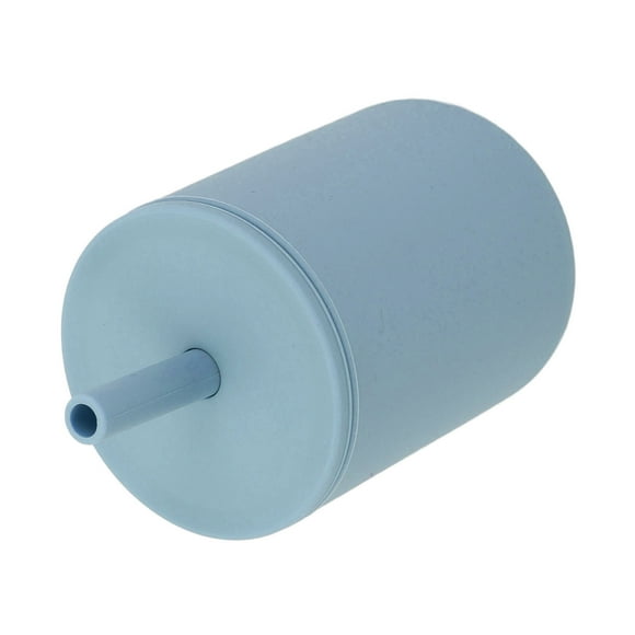 Taza de paja, taza de silicona para bebé de 210 ml, taza de silicona para niños pequeños, rendimiento lleno de energía