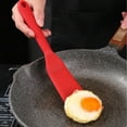 thumbnail image 5 of LShunze Silicone Kitchen Spatula - Nonstick Turner for Eggs, Pancakes, Fish, Steak - Heat Resistant 450°F Food Grade Baking Scraper, 5 of 8