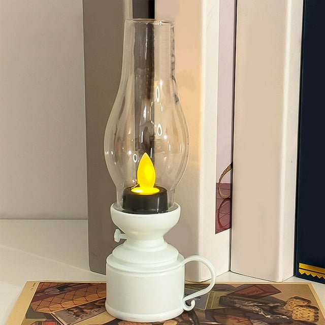 Fiudx Lámpara Led de Queroseno Navideña, Diseño de Caballo Luminoso, Lámpara de Viento Caprichosa, Iluminación Acogedora para Dormitorio, Regalo Navideño Único, Funciona con Pilas, Tamaño 7 X 5,5 X 1