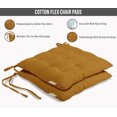 thumbnail image 3 of Vargottam Set of 2 Comfortable Chair Pads Seat Cushion with Full-Length Ties for Non-Slip Support Polyester Filling for Dining | Office | Kitchen Reduces Pressure & Washable, 3 of 9