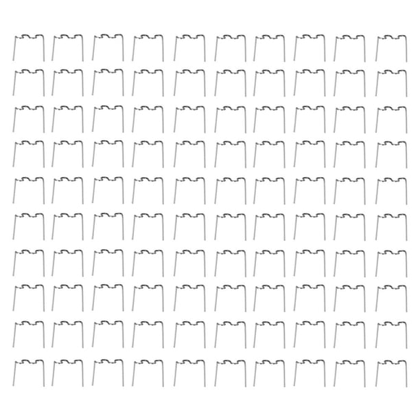 JShteea Grapadora caliente 100 piezas para kit soldadura plástico automotriz (en forma S-0.8 mm)